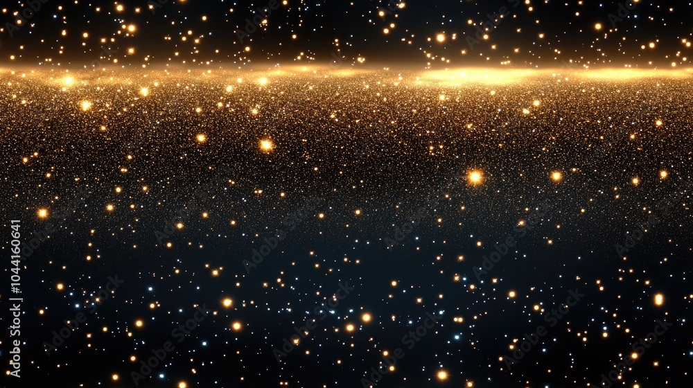 Aufkleber luxurious golden waves flow gracefully, capturing light and creating a stunning visual effect perfec