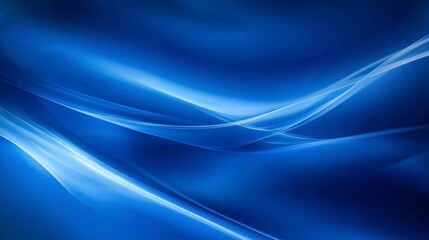 Obraz premium Elegant blue fabric with soft folds and flowing texture