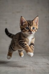 kitten jumping
