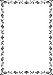 Vintage elegant frames collection. Decorative vintage frames for design. Set of decorative ornament border frames	