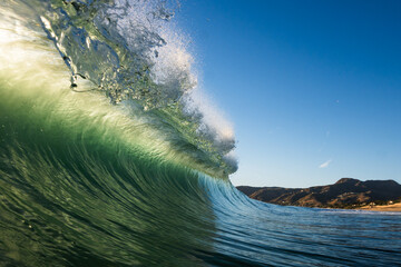 crashing waves 