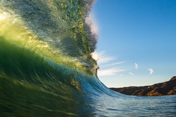 crashing waves 