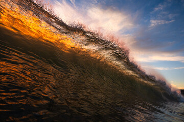 crashing waves 