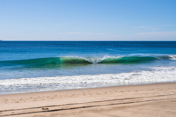 crashing waves 