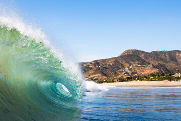 crashing waves 