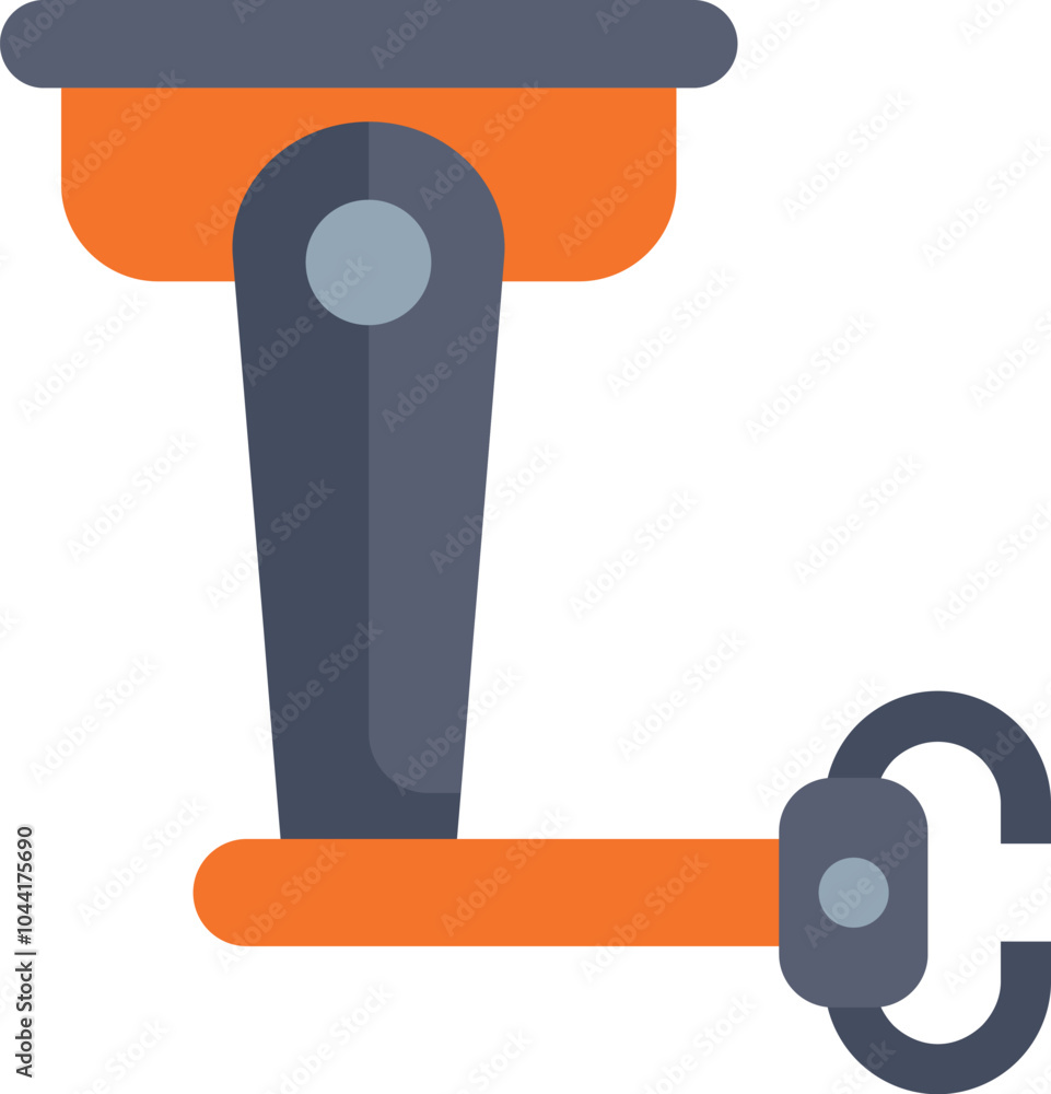 Poster robotic arm picking up an object in an industrial automation setting