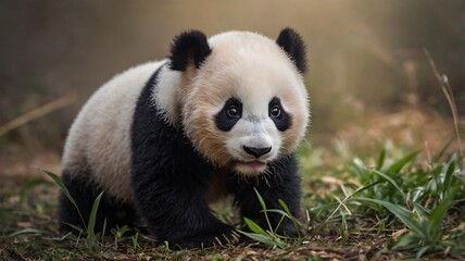 Naklejka premium panda