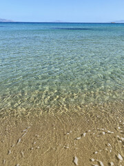 Beautiful Greek Island and Blue Ocean View