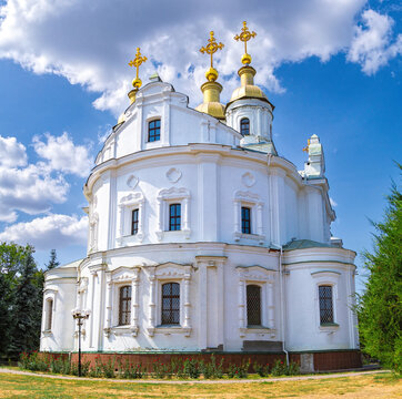 Ancient christian orthodox church in Poltava, Ukraine