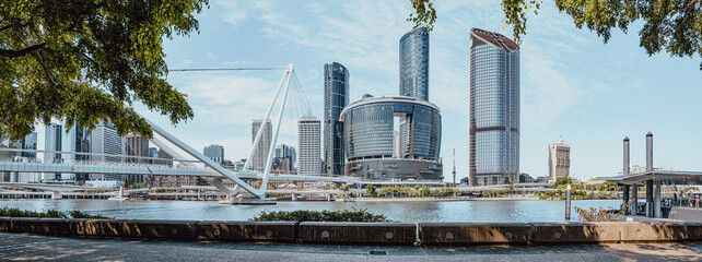 Brisbane City skyline looking across the river