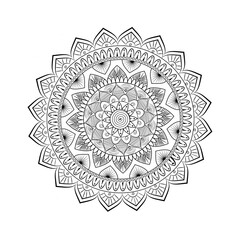 Fototapeta premium Intricate Vector Mandala Art