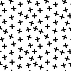 Plus or cross sign seamless background or pattern design