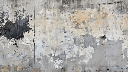 Obraz premium Weathered Concrete Wall Texture Cracked Chipped Distressed Surface