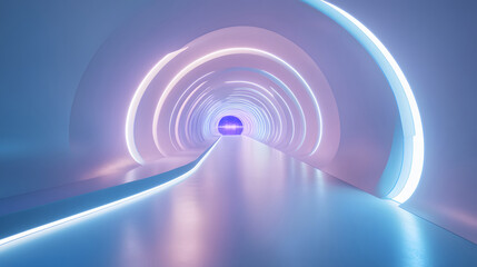 Fototapeta premium Fantasy light tunnel