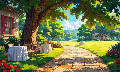 garden in the garden