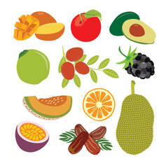 A Diverse Selection of Delicious Fresh Fruits