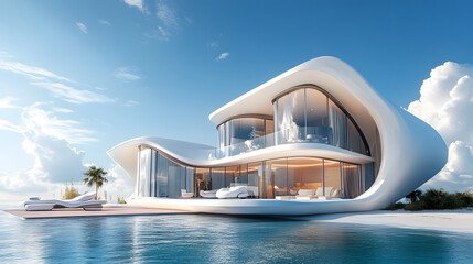 Fototapeta premium Futuristic Resort