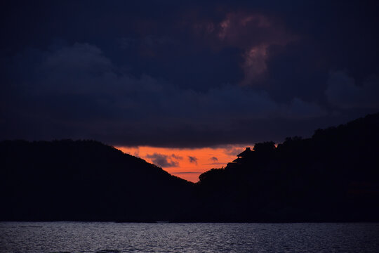 Atardecer en bahia de Zihuatanejo..