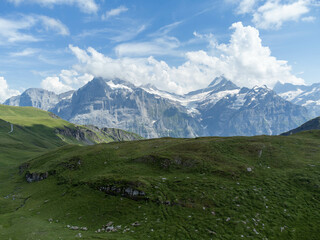 Aerial Highlights of The Cliff First Walk, Grindelwald, Switzerland