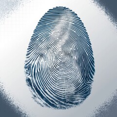 Highly detailed image of a human fingerprint