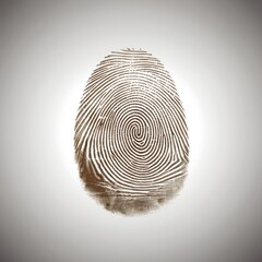 Highly detailed image of a human fingerprint
