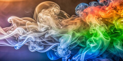 Fototapeta premium Smoke Color Background - Minimalist Aesthetic for Creative Projects and Design