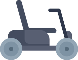 Icon of a golf cart used to get around a golf course or park