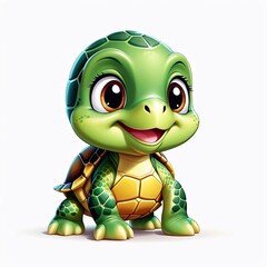 Obraz premium Niedliche Schildkröte