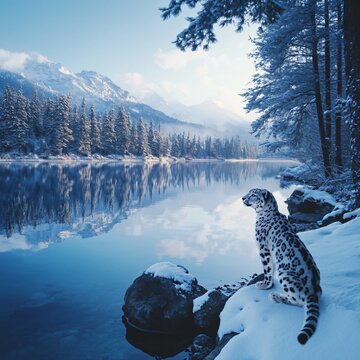 Der stille W&auml;chter des Wintersees