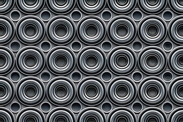 Seamless concentric ring pattern in extreme close-up