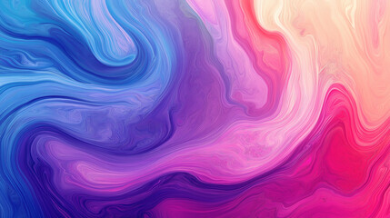 Obraz premium Trendy Dynamic Colorful Abstract Wave Background with Organic Curves in 3D 