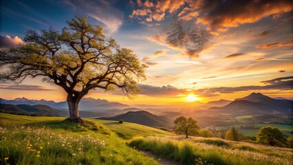 The End of Time: A Symbolic Representation of Closure and Finality in a Serene Landscape