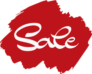 Sale Vintage Script. Handwritten Lettering. Expressive Decorative Font. Stylish Bold Typeface. Retail Sale Signage. Online Shopping Illustration.