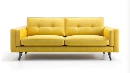 Fototapeta premium sofa isolated on white background