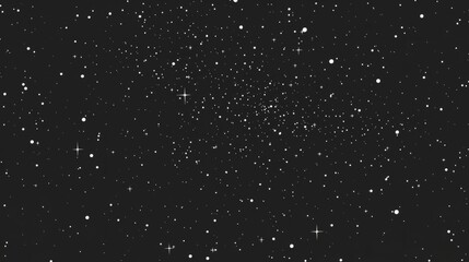 dark sky with shiny stars