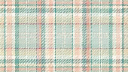 seamless pattern of muted pastel tartan plaid with Depth of Field