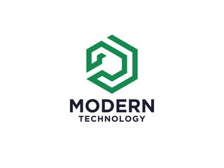 Simple Initial Letter J Logo. Geometric Origami Style isolated on White Background. Usable for Business and Branding Logos.