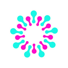 Molecule structure design PNG