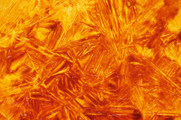 Macro texture of frozen iced coffee