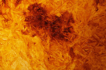 Macro texture of frozen iced coffee