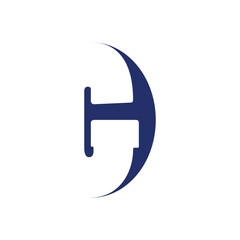 Letter G icon vector, circular concept for initials template