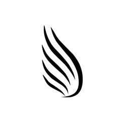 Obraz premium bird wings icon