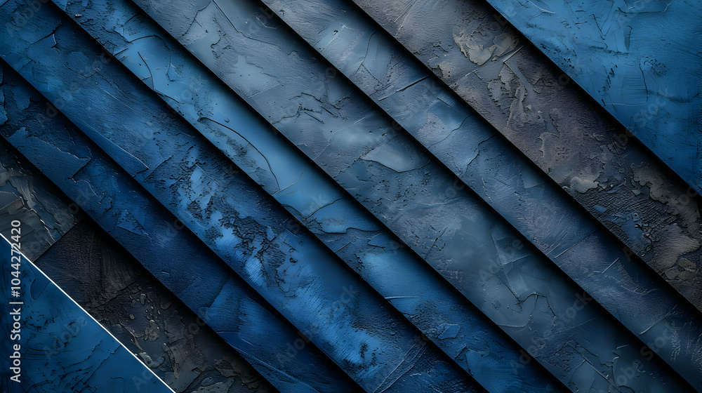 Aufkleber abstract background with diagonal lines and blue texture