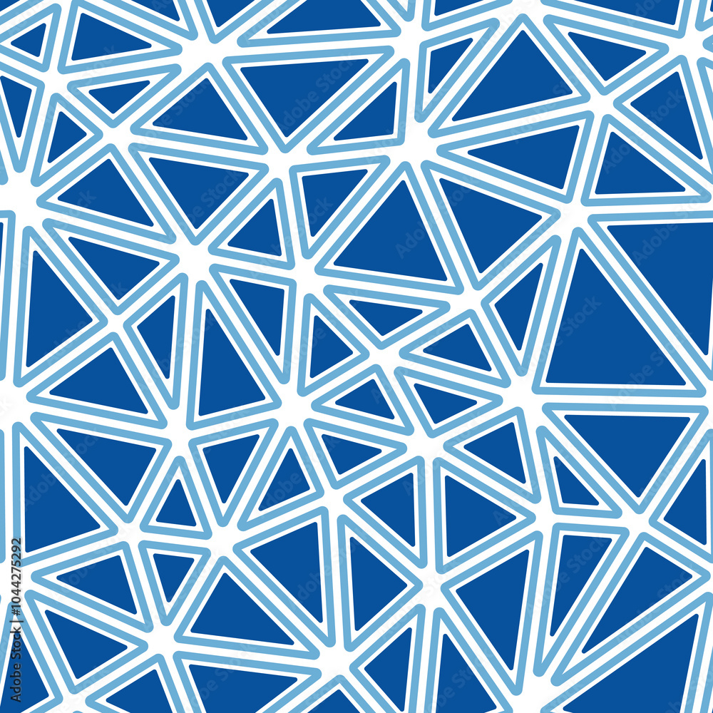 Poster geometric background. rounded solid shapes in frames. large triangles size. single color tone style.