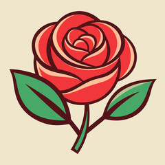red rose