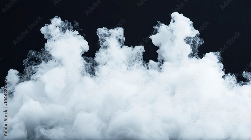 Poster ethereal smoke drift, a mesmerizing display of delicate tendrils of smoke gracefully moving through 