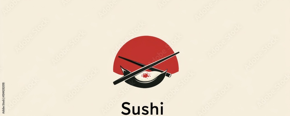 Poster minimalist logo design featuring the text 