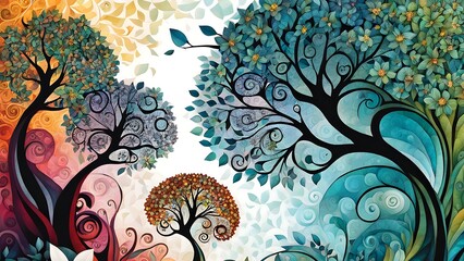 abstract floral background