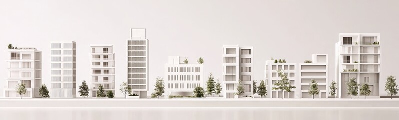 Modern Minimalist City Block Collection