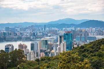 Hong Kong, China - Cityscape and city skyline